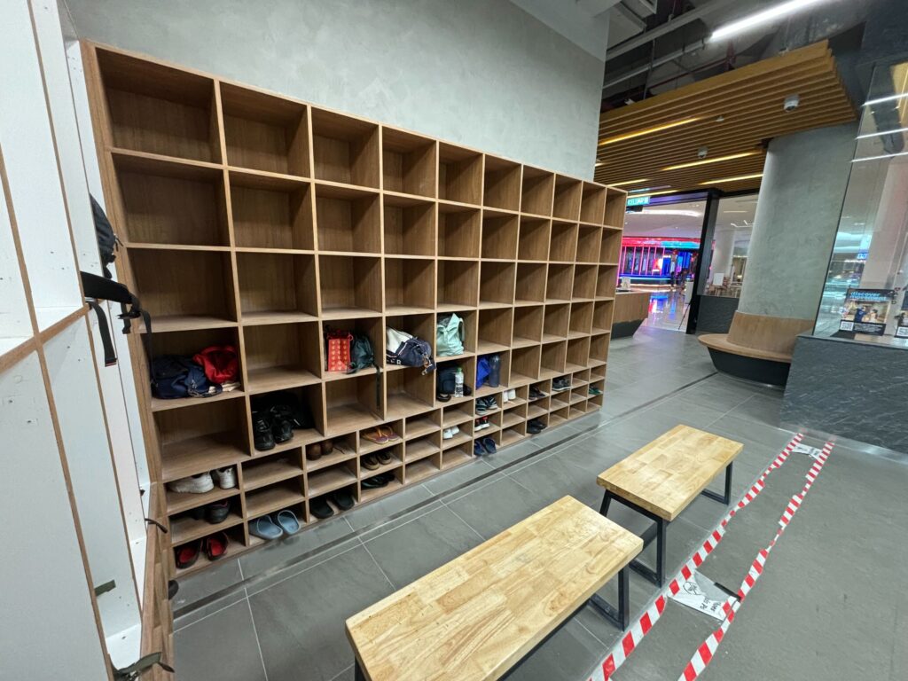 Lockers at BUMP Bouldering