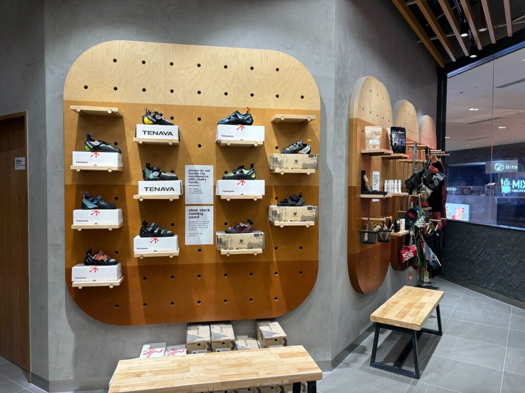 Retail at BUMP Bouldering