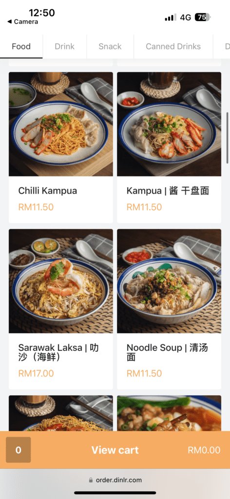 Menu at Slurrp, SS2 PJ