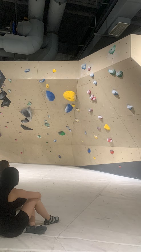 Climbing walls at BUMP Bouldering Jaya One