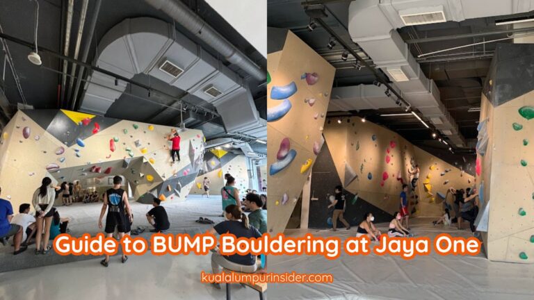 Guide to BUMP Bouldering Jaya One