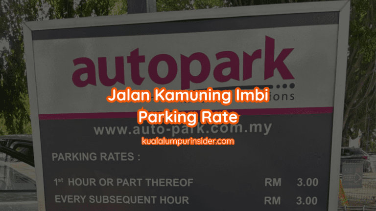 Jalan Kamuning Imbi Parking Rate