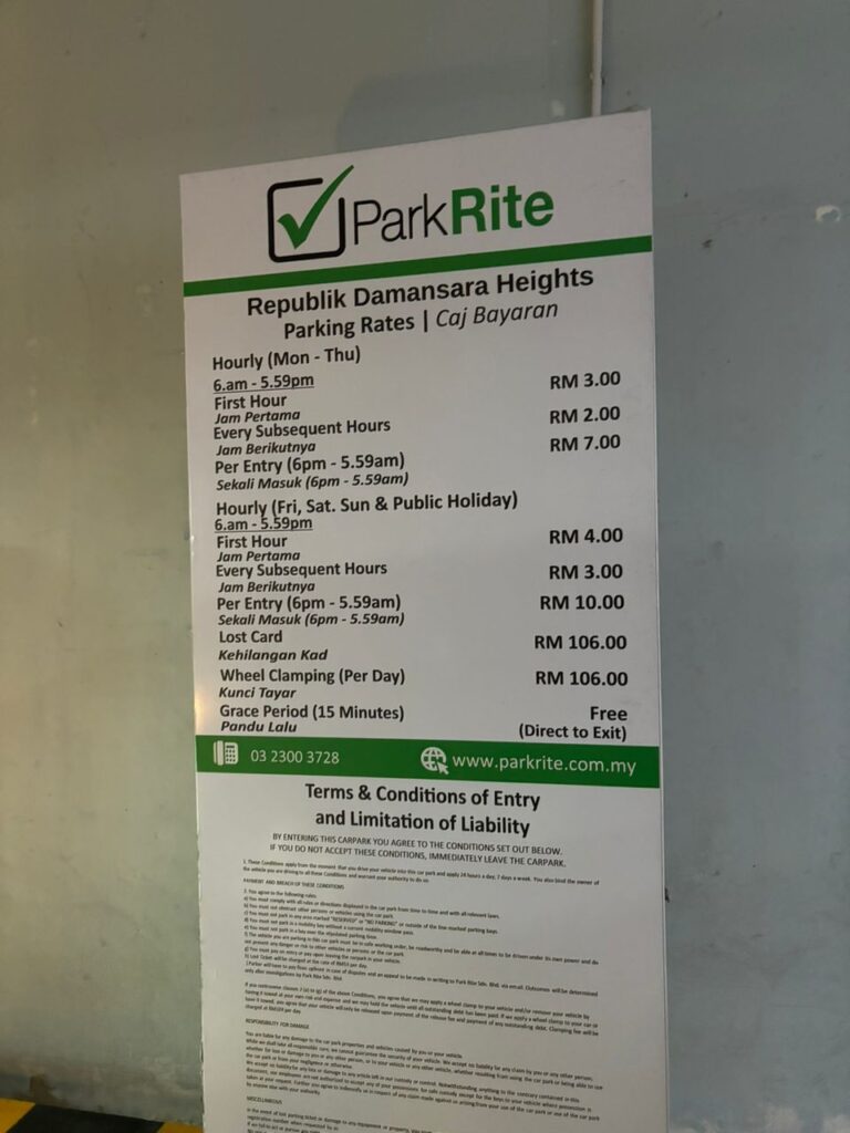 Republik Damansara Heights Parking