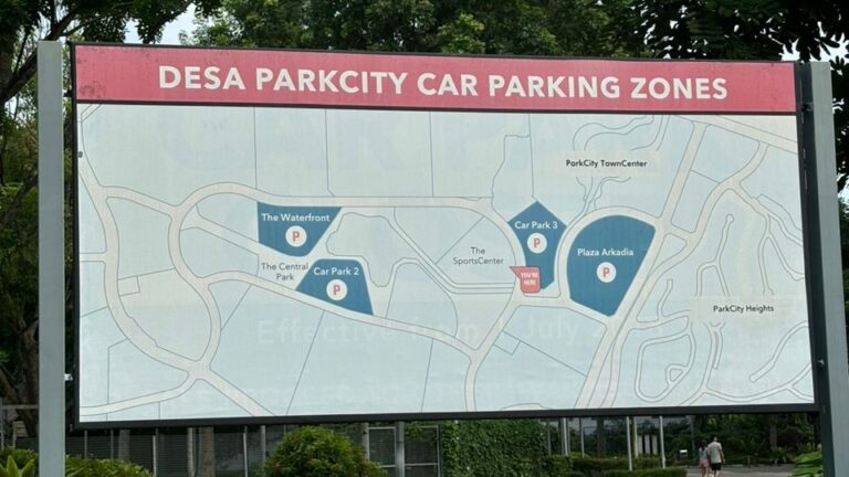 Desa Park City parking